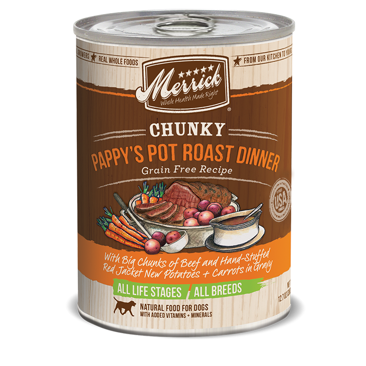 Merrick Chunky Pappy's Pot Roast 12.7 oz 