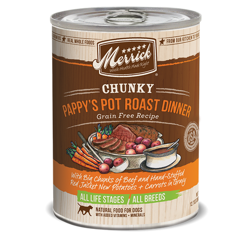 Merrick Chunky Pappy's Pot Roast 12.7 oz 