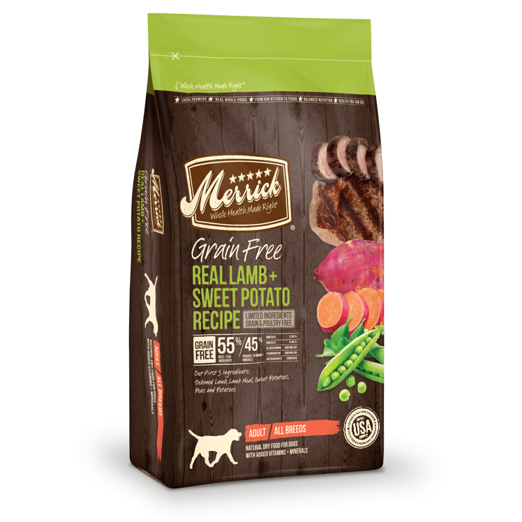 Merrick Grain Free Lamb & Sweet Potato 12 lb