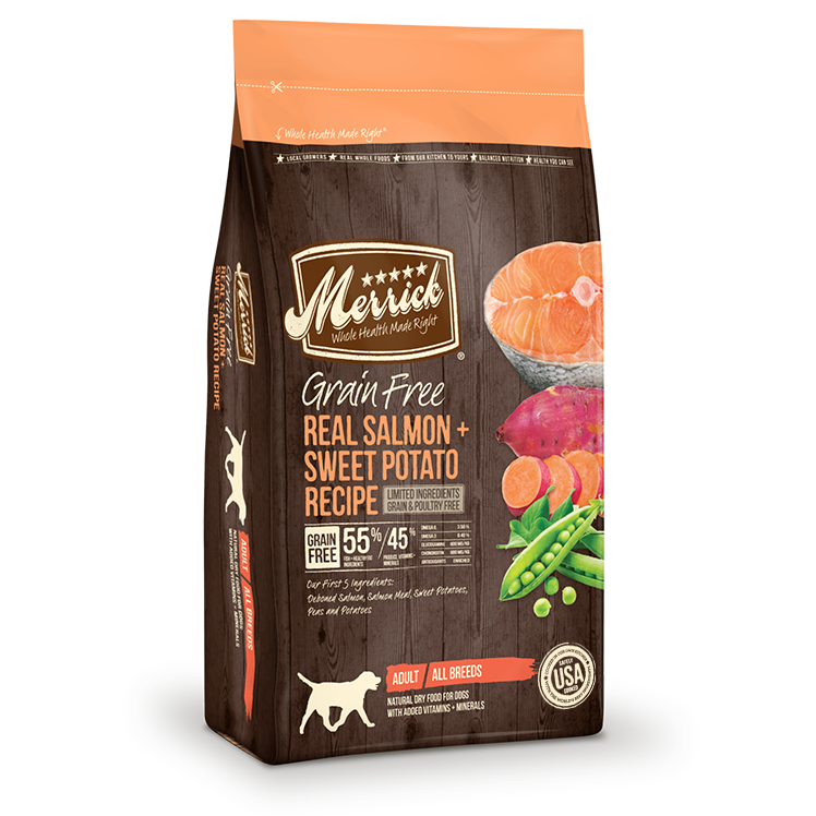 Merrick Grain Free Salmon & Sweet Potato 12 lb
