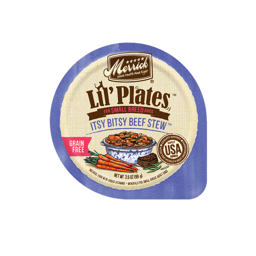Merrick Lil Plate Grain Free Itsy Bitsy Beef Stew 3.5 oz 