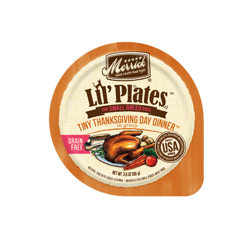 Merrick Lil Plate Grain Free  Tiny Thanksgiving  3.5 oz 