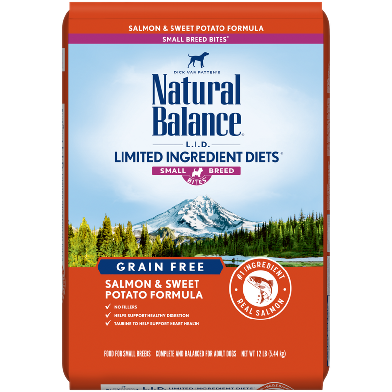Natural Balance Grain-Free Limited Ingredient Small Breed Dry Dog Food, Salmon & Sweet Potato Formula