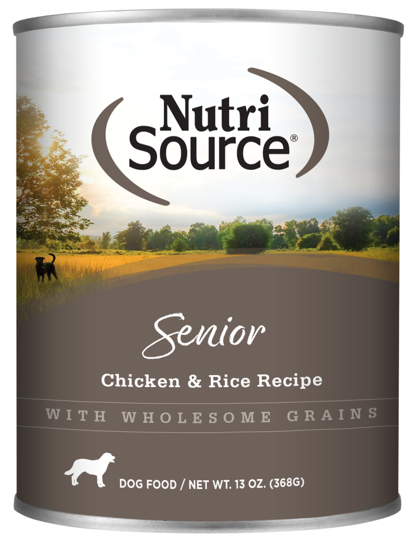 NutriSource Senior Chicken & Rice Wet Dog Food