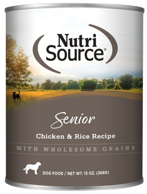 NutriSource Senior Chicken & Rice Wet Dog Food