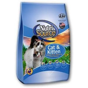 Nutrisource Chicken, Salmon and Liver Cat Food 6.6 lb