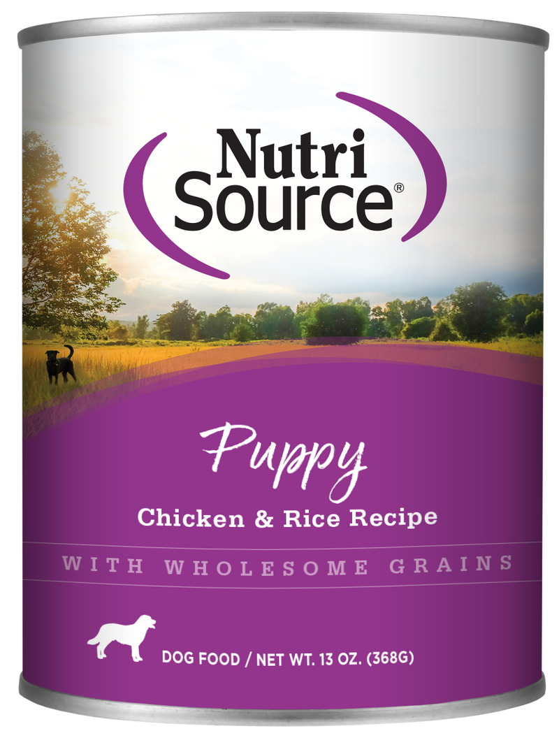 NutriSource Puppy Chicken and Rice Canned Dog Food