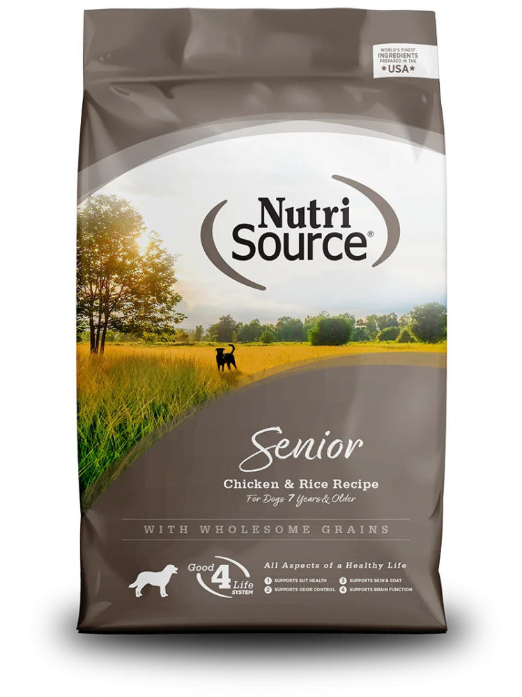 NutriSource Dog Senior Chicken and Rice