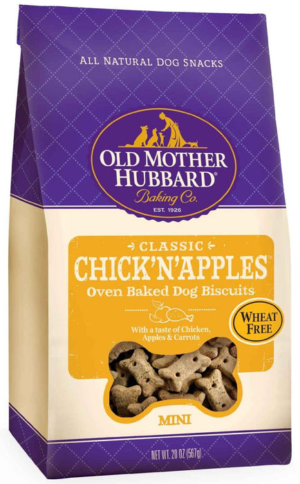 Old Mother Hubbard Crunchy Treat with Chicken and Apples - Mini Size 20 oz