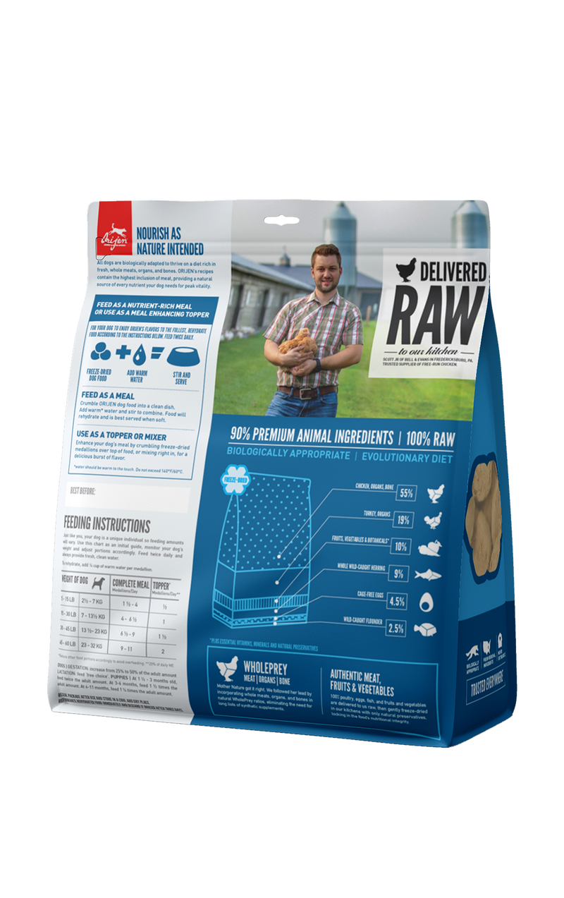 orijen freeze-dried dog food