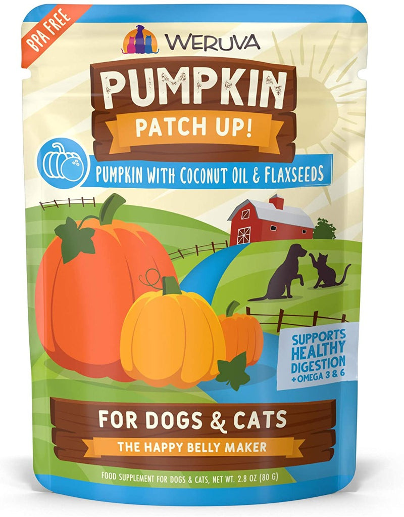 Weruva Pumpkin Patch Up! Pumpkin with Coconut Oil & Flaxseeds Pouch