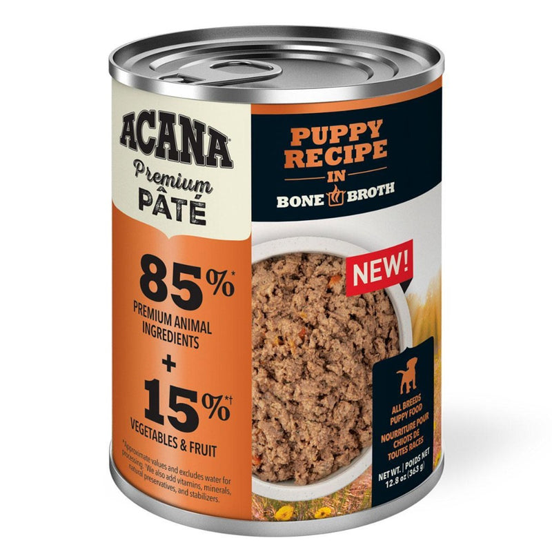 Acana Premium Pate Puppy Recipe Canned Dog Food 12.8oz