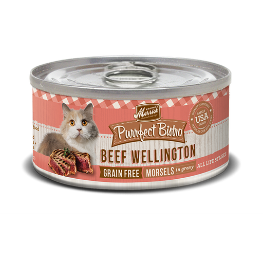 Merrick Purrfect Bistro Beef Wellington Cat Food 5.5 oz