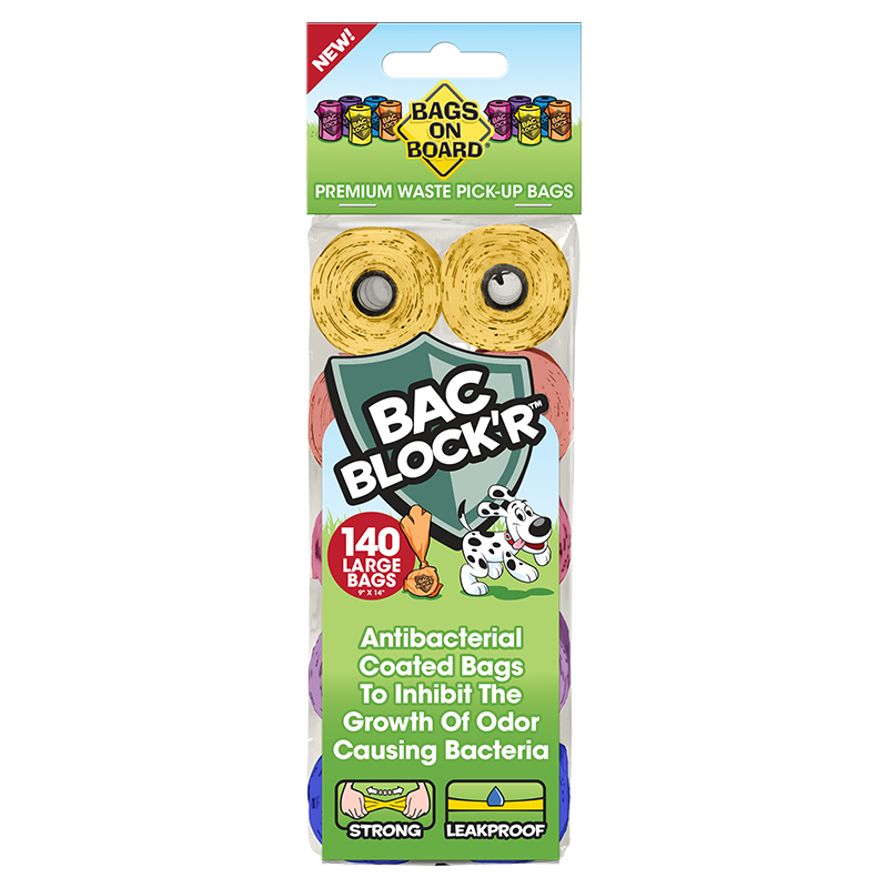 Bags on Board Waste Bag Refill Rolls, 140 Count