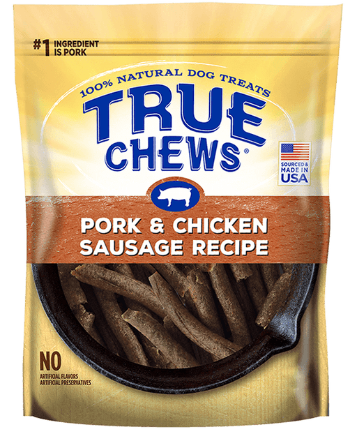 True Chews Pork & Chicken Sausage Recipe Dog Treats, 14 oz
