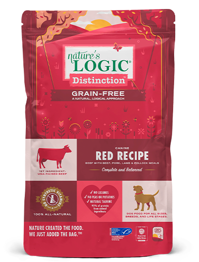 Nature's Logic Distinction Grain-Free Canine Red Recipe Dry Dog Food