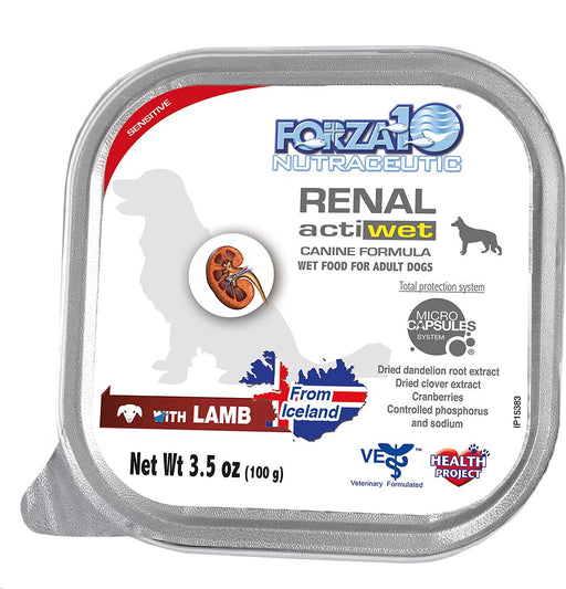 Forza10 Renal Actiwet with Lamb Canine Formula 3.5 oz