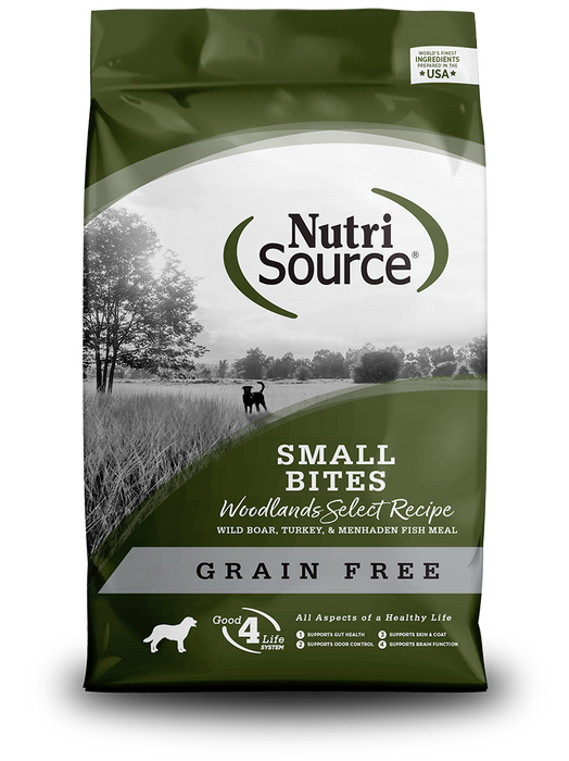 NutriSource Grain Free Woodlands Select Small Bites Woodlands Select Dry Dog Food 5 lb