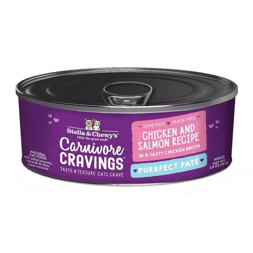 Stella & Chewy's Carnivore Cravings Purrfect Pate Cat Food, Chicken & Salmon Recipe