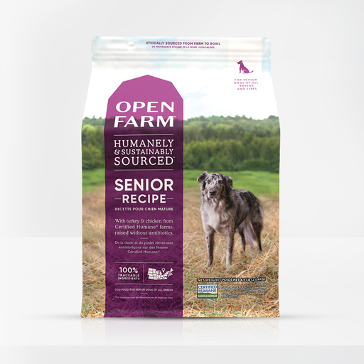 Open Farm Grain Free Senior Dry Dog Food 22lb