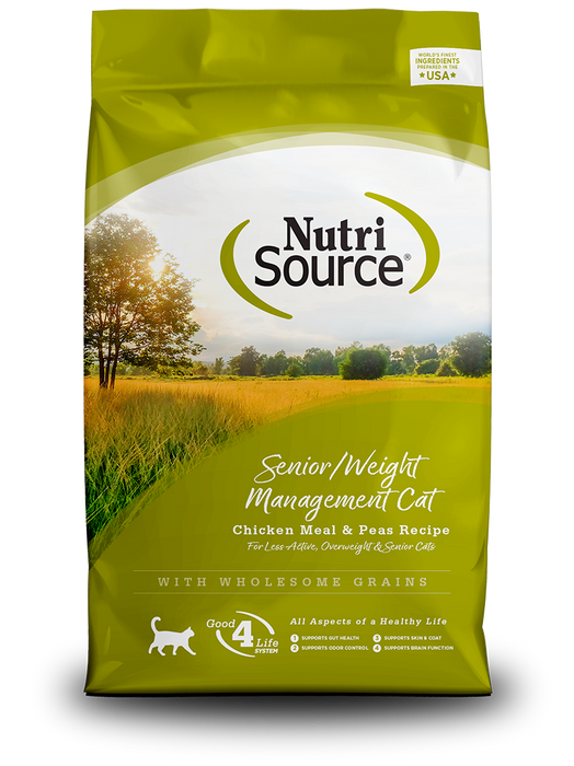 NutriSource Senior Weight Management Cat Food 6.6 lb
