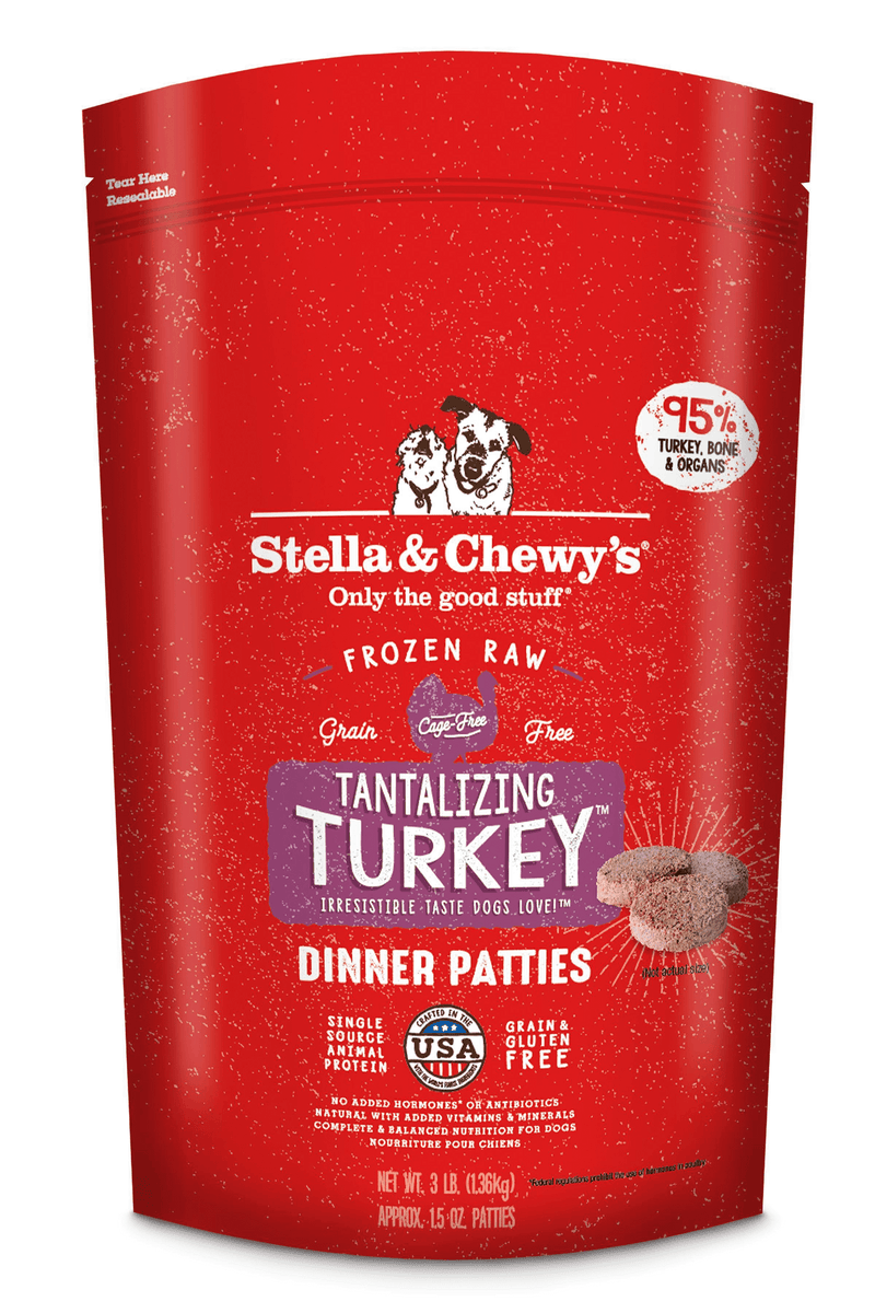 Stella & Chewy's Tantalizing Turkey Frozen Raw Dinner Patties