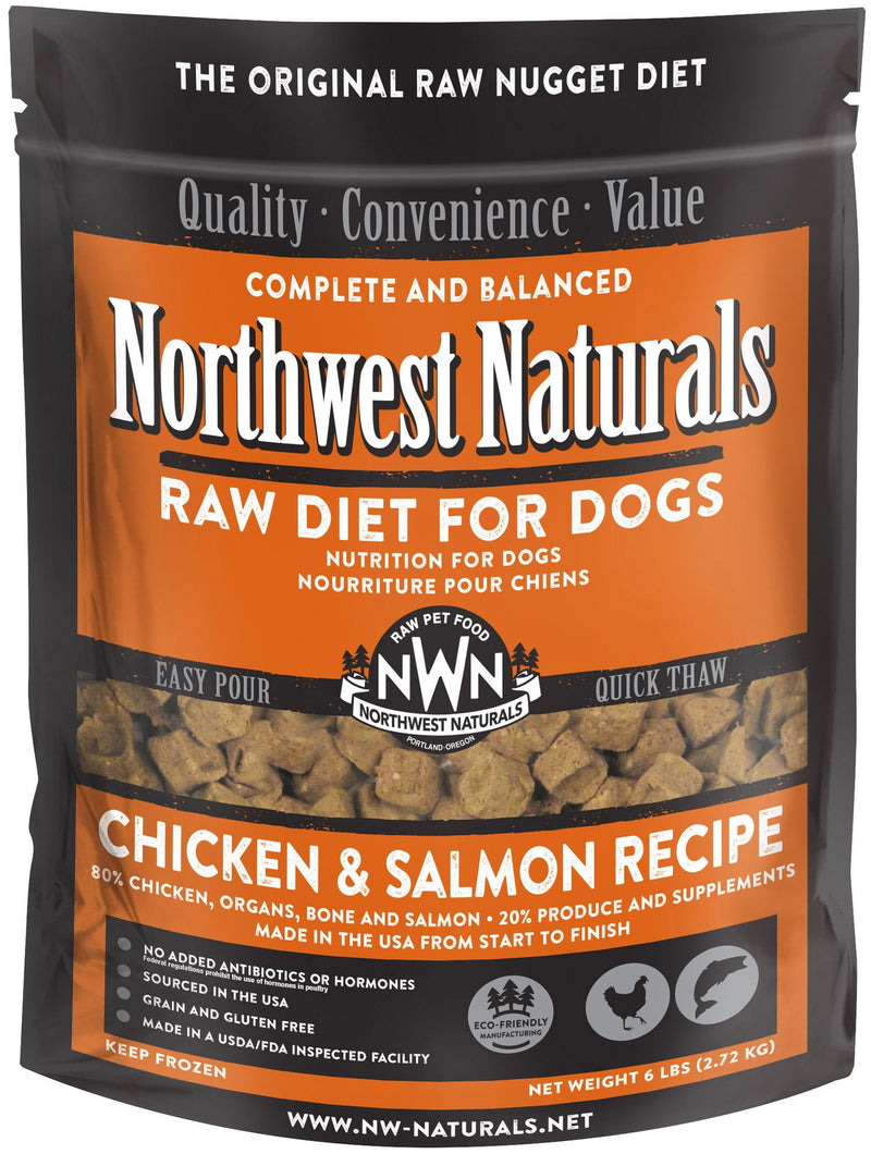 Northwest Natural Frozen Chicken and Salmon Nuggets 6 lb