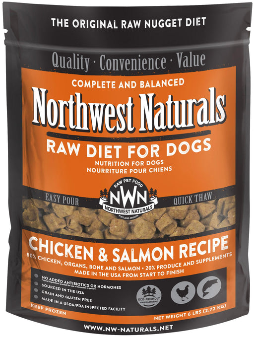 Northwest Natural Frozen Chicken and Salmon Nuggets 6 lb