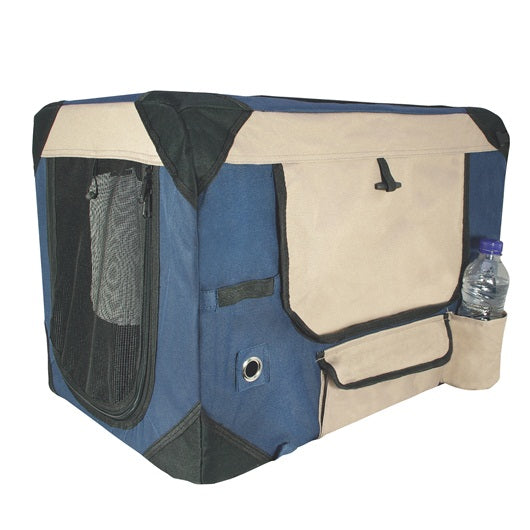 Dogit Deluxe Soft Crate, Blue - XLarge