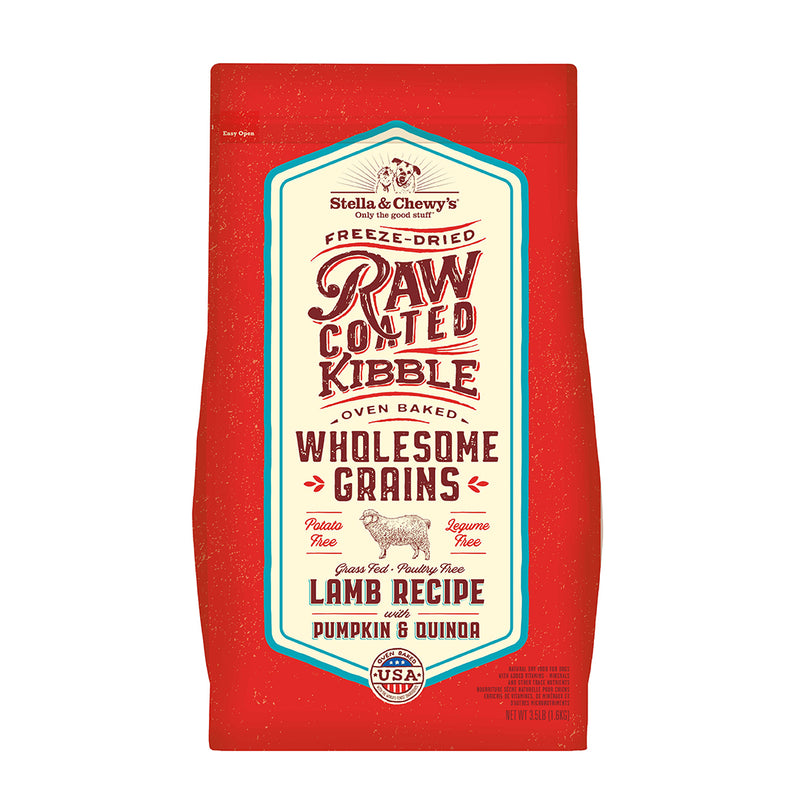 Stella & Chewy's Raw Coated Kibble with Wholesome Grains - Lamb