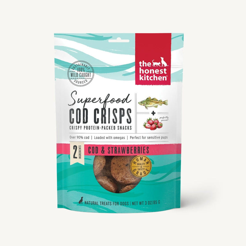 The Honest Kitchen Superfood Cod Crisps Dog Treat 3.0 oz