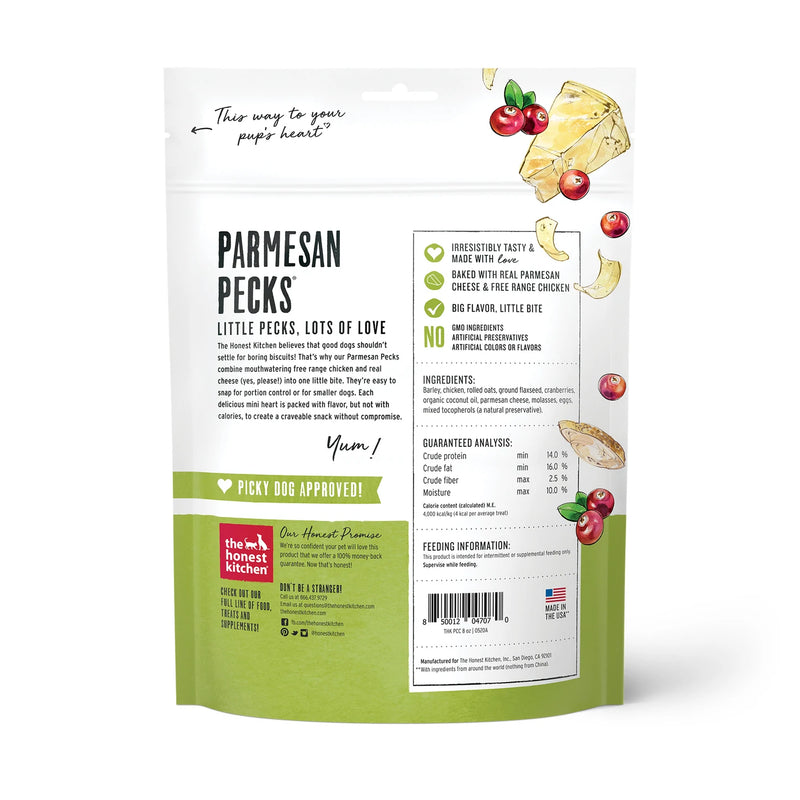 The Honest Kitchen-Parmesan Pecks - Chicken, Parmesan Cranberry Recipe 8 oz