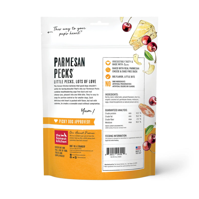The Honest Kitchen-Parmesan Pecks - Duck, Parmesan Cherry Recipe 8 oz