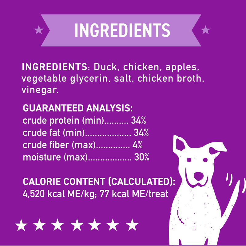Cloud Star Wag More Grain-Free Duck & Apple Jerky, 10 oz