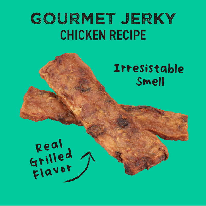 Wag More Bark Less Jerky, BBQ Grilled Chicken, 10 oz