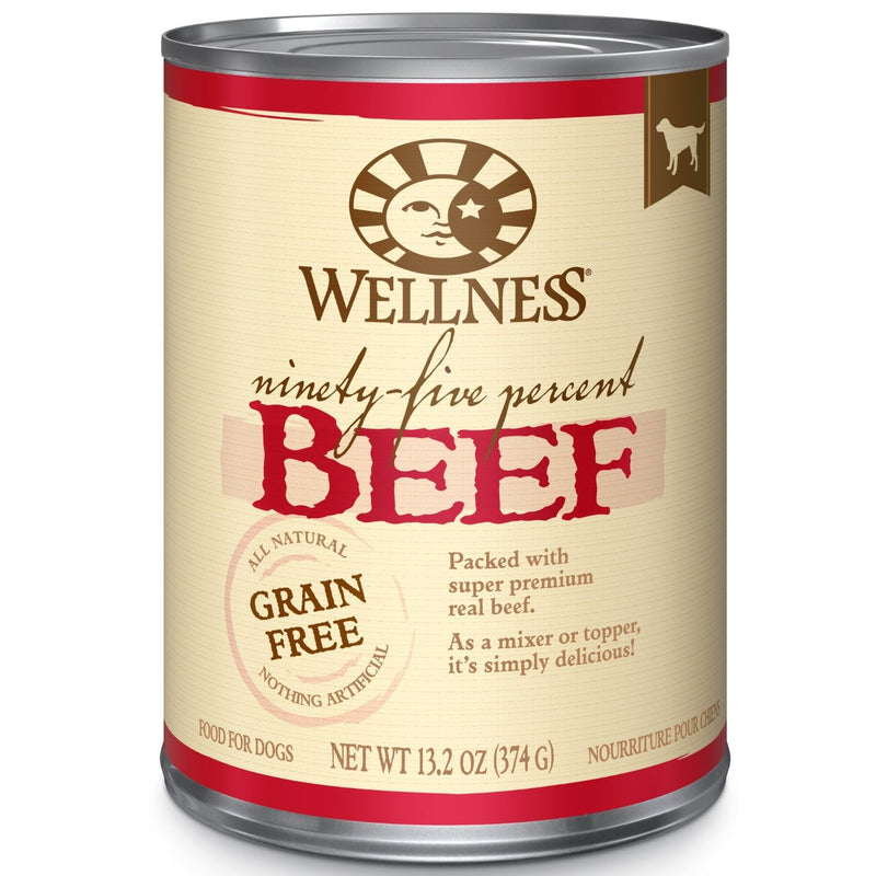 Wellness 95% Beef Dog Food 13 oz 