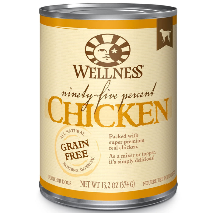 Wellness 95% Chicken Dog Food 13 oz 