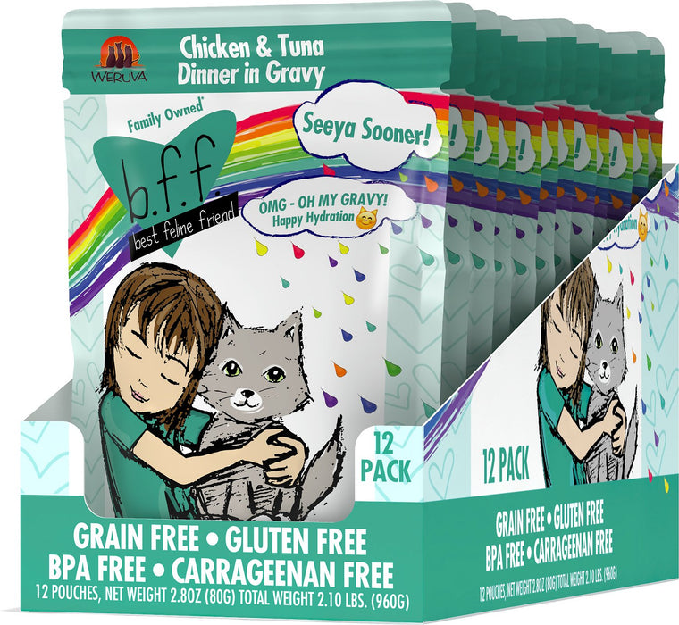 Weruva BFF See Ya Sooner! Chicken & Tuna 2.8 oz Wet Cat Food