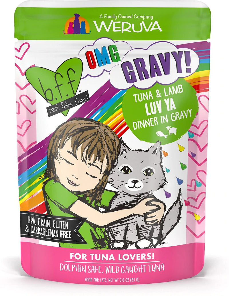 Weruva BFF Grain Free Luv Yas Tuna & Lamb 3 oz Wet Cat Food