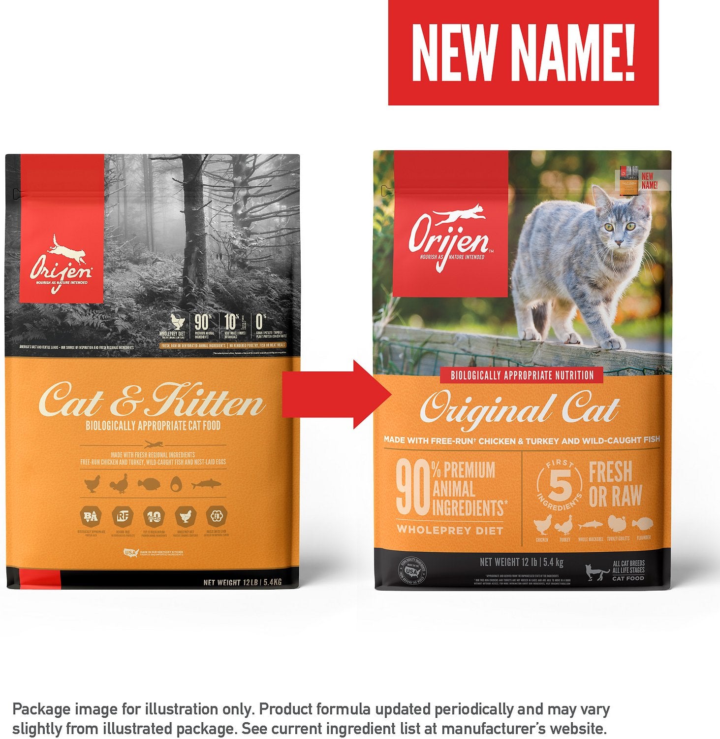 Orijen Original Grain-Free Dry Cat Food - Healthy Cat Food Near Me