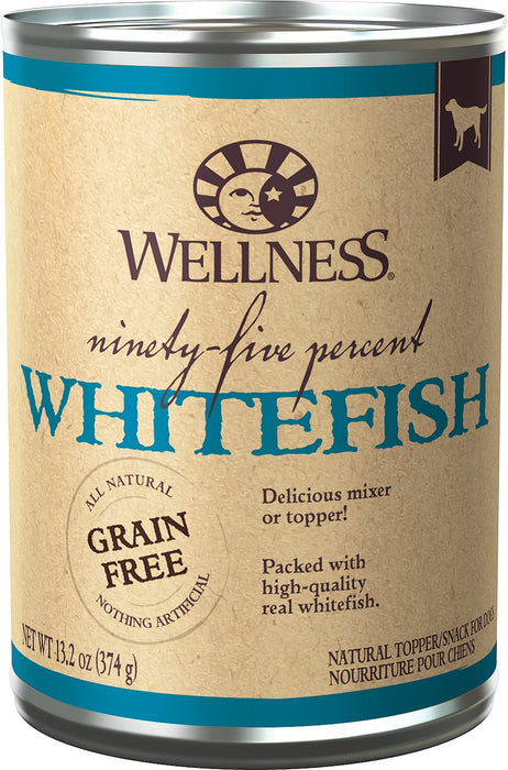 Wellness 95% Whitefish Dog Food 13.2 oz
