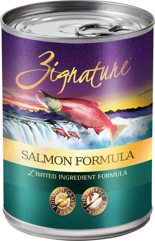 Zignature Salmon Limited Ingredient Formula Grain-Free Wet Food, 13 oz